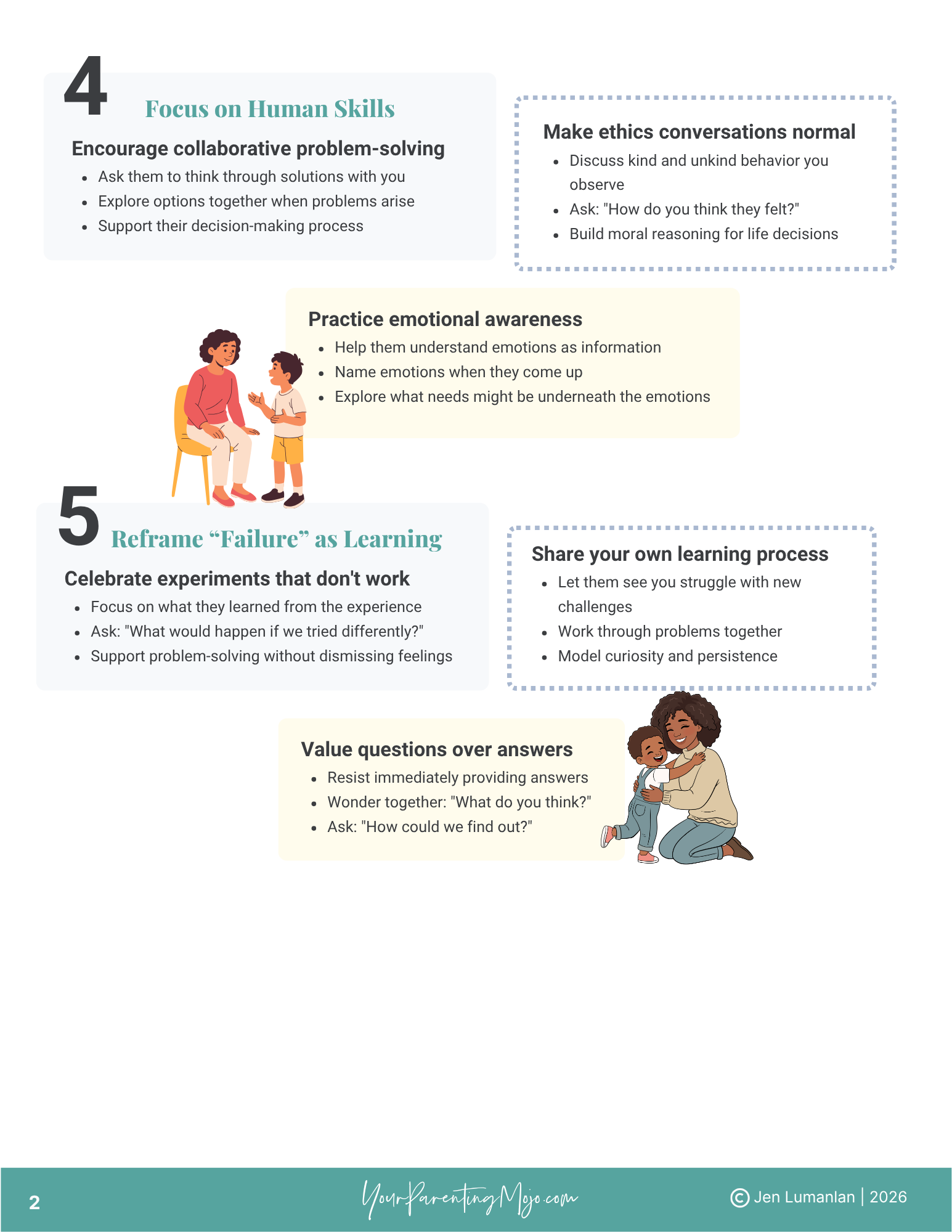 Infographic on 5 ways to Build Skills AI Can't Replace Page 2