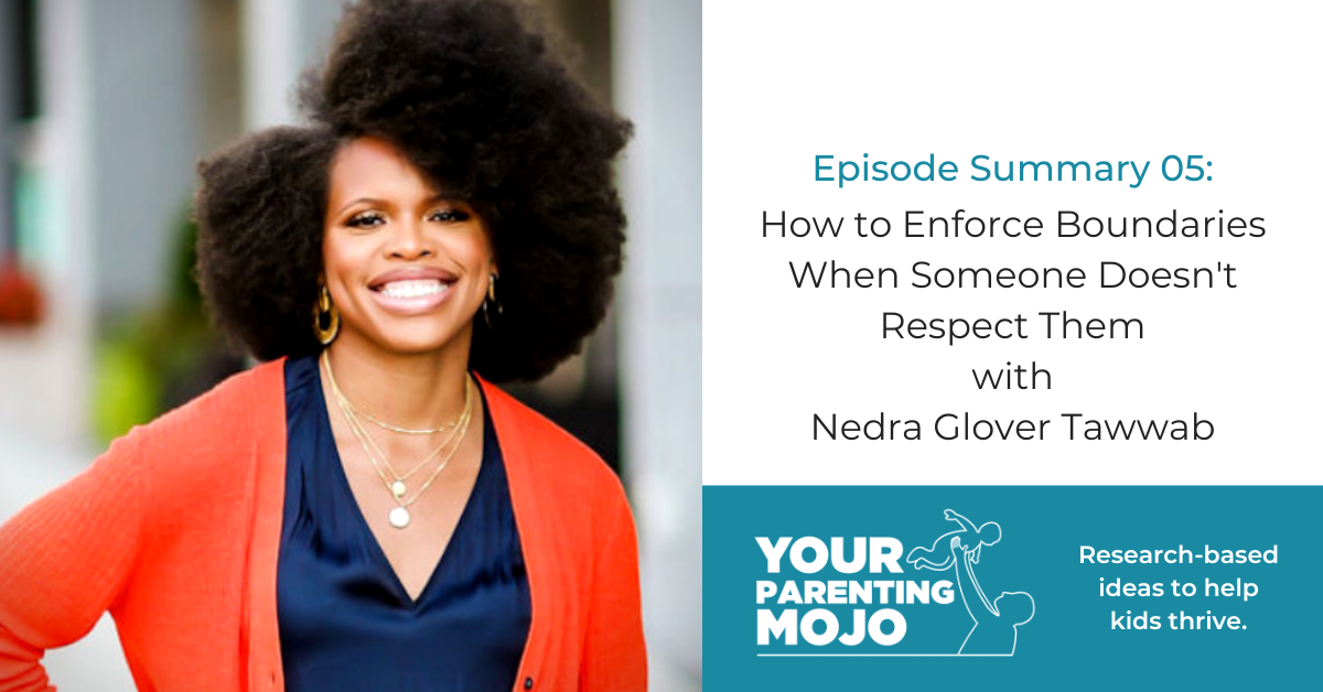 Nedra Glover Tawwab smiling, wearing an orange cardigan and navy top