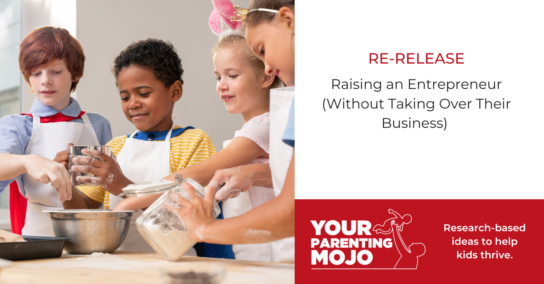 Kids are doing their own business